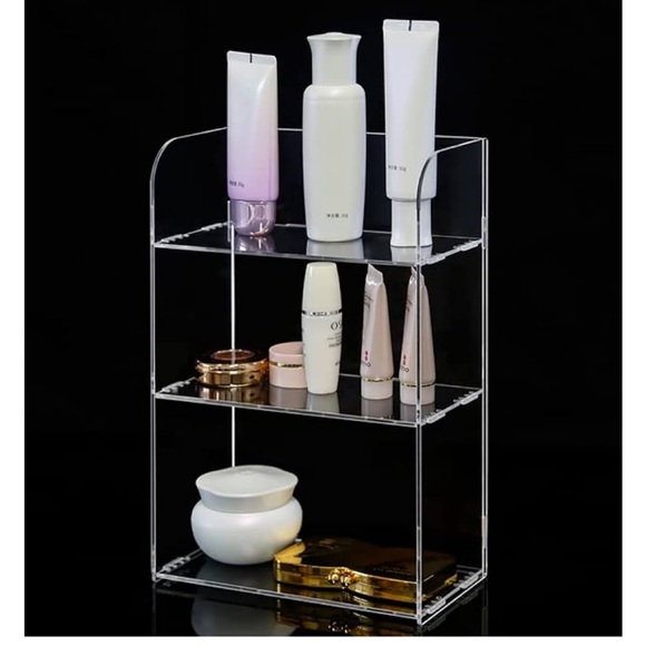 3 tier clear acrylic bathroom organizer - Picture 5 of 8
